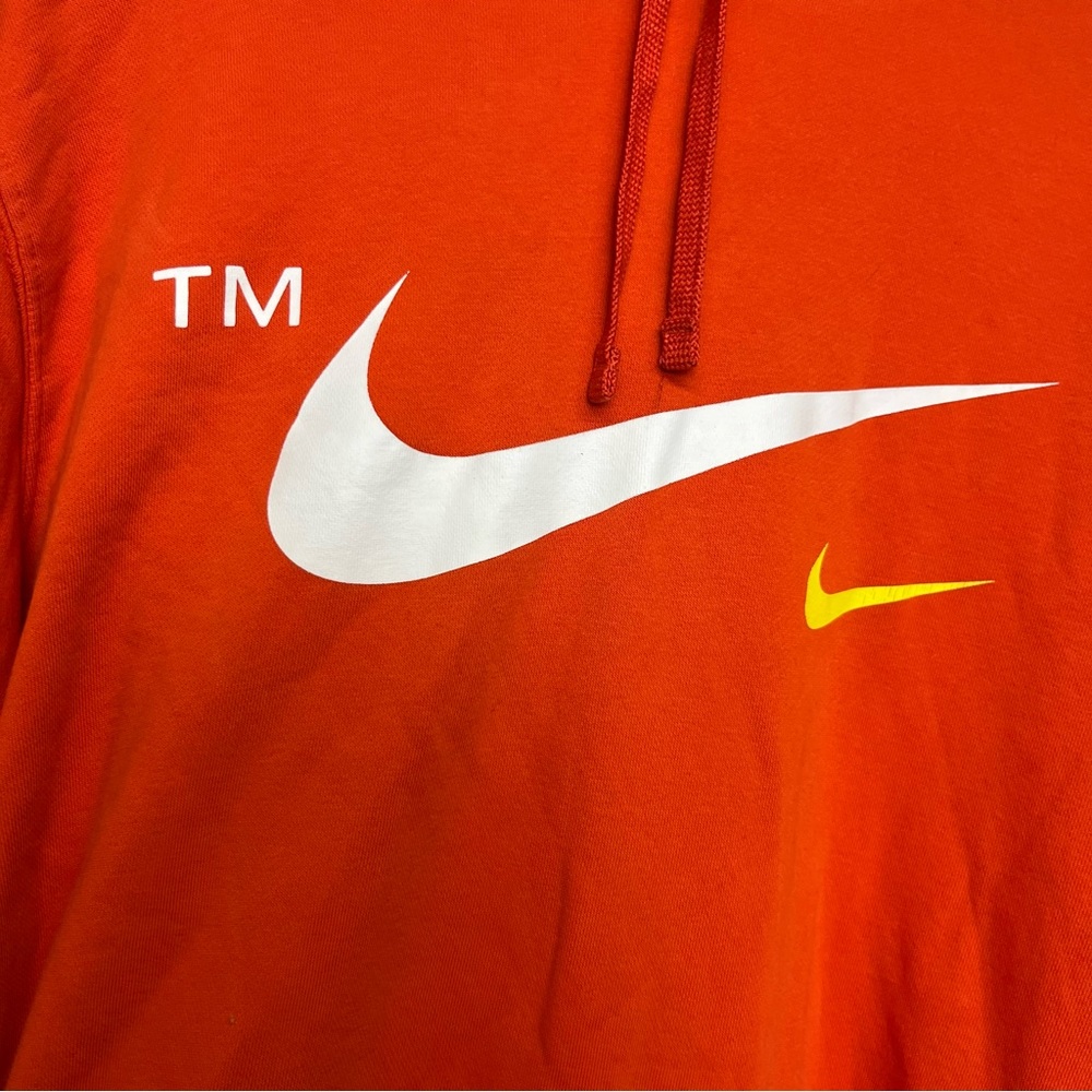 Pre-Loved Orange Sportswear Nike Pullover Hoodie - Nike - Picture 3 of 15